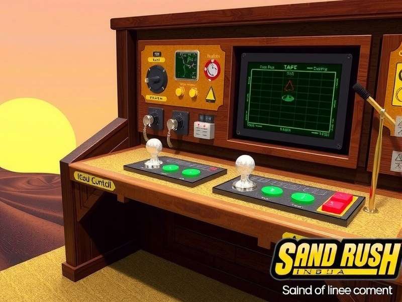 Intuitive mobile controls for Sand Rush India Sand Rush India Controls