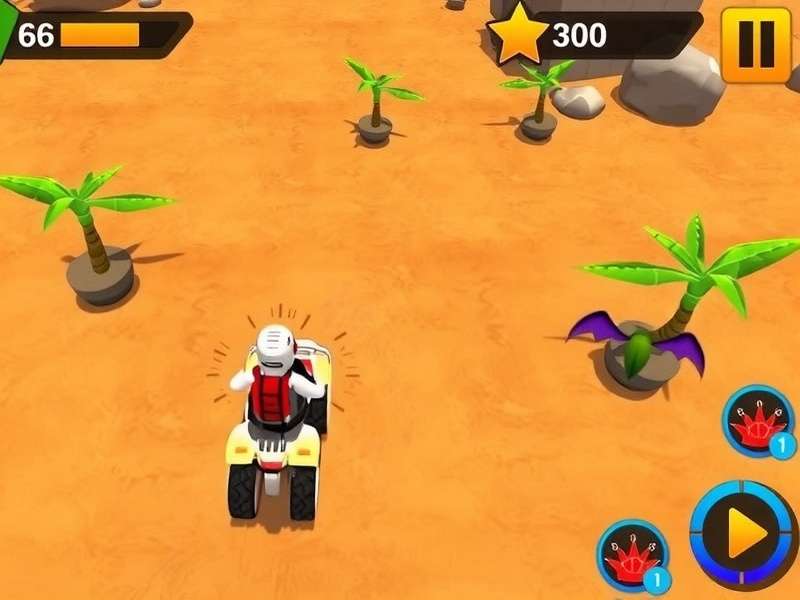 Intense desert racing action in Sand Rush India Sand Rush India Gameplay